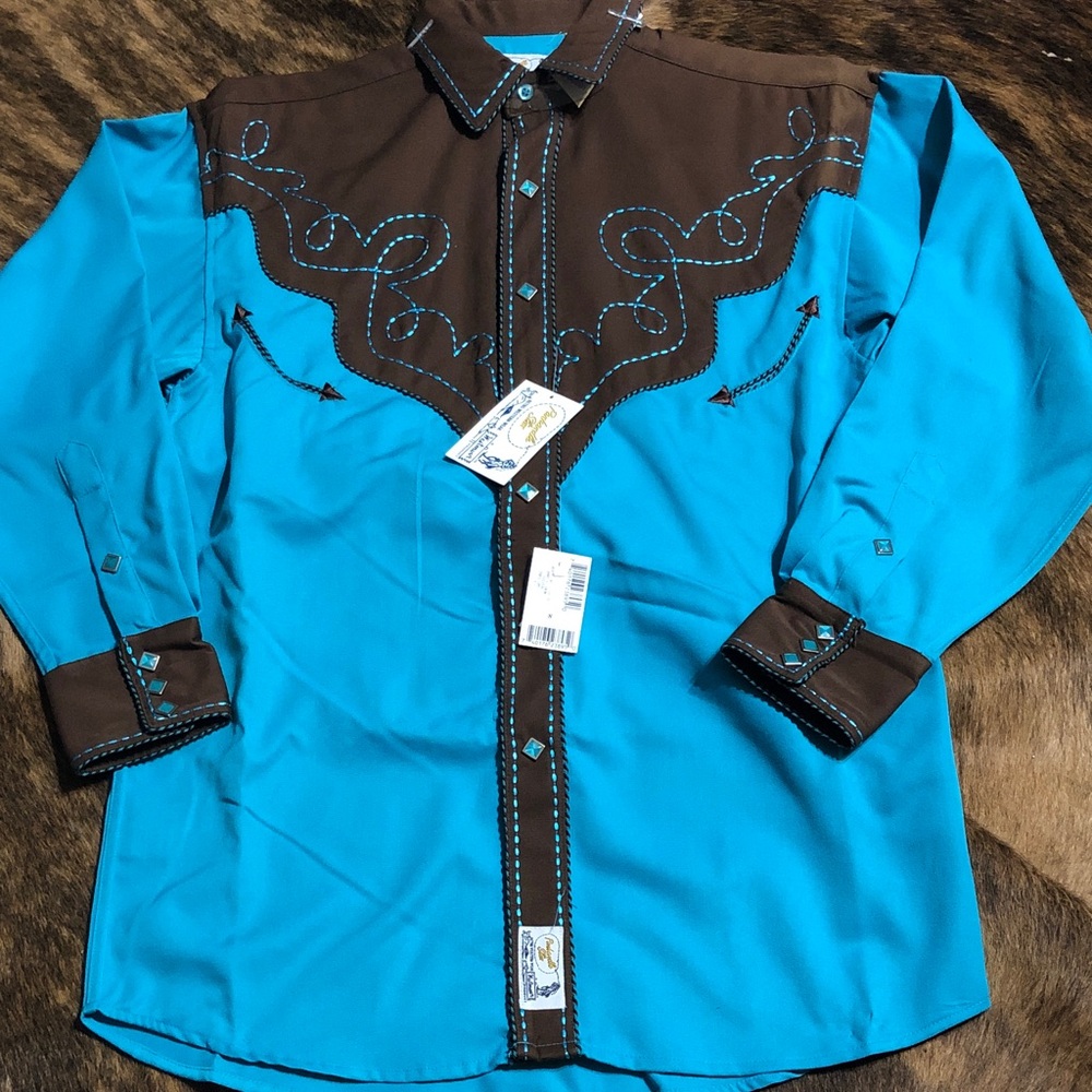 Panhandle Slim gorgeous vintage men’s shirt in size small NWT